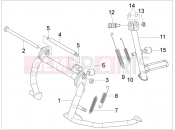 APRILIA SR MAX 125 középállvány