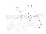 APRILIA SR MAX 300 Driving mirror/s