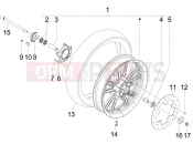 APRILIA SR MAX 300 Front wheel