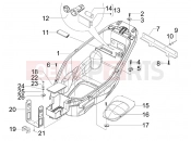 APRILIA SR MAX 300 Helmet huosing - Undersaddle
