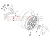 APRILIA SR MAX 300 Rear wheel