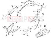 APRILIA SR MAX 300 Side cover - Spoiler