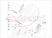 APRILIA SR MAX 300 Windshield - Glass