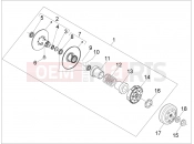 APRILIA SR MAX 300 Driven pulley