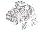 APRILIA SRV 850 Engine, assembly