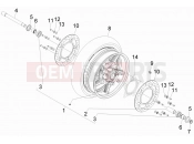 APRILIA SRV 850 Front wheel
