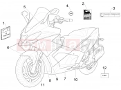APRILIA SRV 850 Plates - Emblems