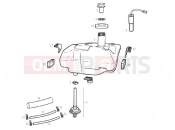 Fuel tank - Derbi Atlantis 50 2T Bullet 2011