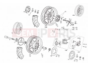 Wheels - Derbi Atlantis 50 2T 2011
