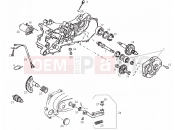 DERBI Atlantis 50 2T Starter assembly