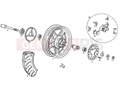 derbi Atlantis 50 2T LC Front wheel
