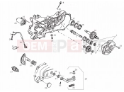 Starter assembly - Derbi Atlantis 50 2T Bullet 2004
