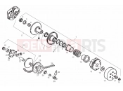 Variator - Derbi Atlantis 50 2T Bullet 2004