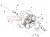 DERBI Boulevard 150 4T Front wheel