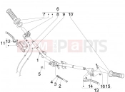 DERBI Boulevard 150 4T Handlebars - Master cil.