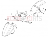 DERBI Boulevard 150 4T Wheel huosing - Mudguard