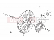DERBI GPR 50 NUDE Front wheel