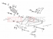 DERBI GPR 50 NUDE Swing arm - Shock absorber
