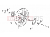 Rear wheel - Derbi GPR 50 Replica 2005
