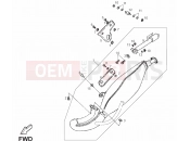 DERBI QUAD DFW 50 Exhaust pipe