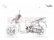 DERBI Rambla 300 Plate set and decal