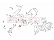 DERBI Rambla 300 Exhaust unit