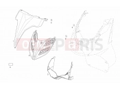 DERBI Rambla 300 Front body - Front cover