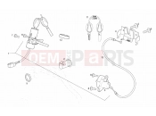 DERBI Rambla 300 Lock hardware kit