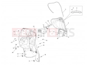 Front glove-box - Knee-guard panel - Derbi Sonar 125 2011