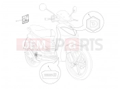 Plates - Emblems - Derbi Sonar 125 2011