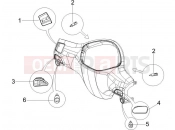 Selectors - Switches - Buttons - Derbi Sonar 125 2011