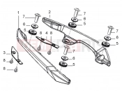 derbi STX 150 Rear handles assembly