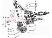 derbi STX 150 Eengine and frame