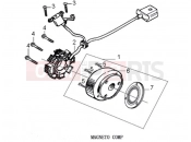 derbi STX 150 MAGNETO COMP