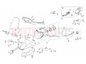 Number-plate light - Derbi Terra 125 2008