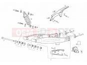 Swing arm - Shock absorber - Derbi Terra 125 2009