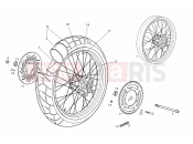 Rear wheel - Derbi Terra 125 2010