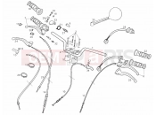 DERBI Variant Courier 50 Handlebar - Controls