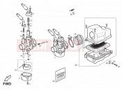 DERBI Variant Courier 50 Carburettor