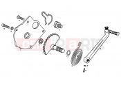 derbi Variant Courier 50 Starter assembly