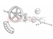 DERBI Variant Revolution 50 Front wheel