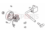 DERBI Variant Revolution 50 Cdi magneto assy