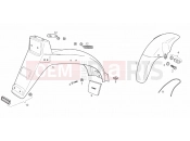 DERBI Variant Revolution 50 Mudguards