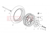 Front wheel - Derbi Variant Sport 125 2013