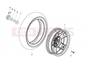 Rear wheel - Derbi Variant Sport 125 2013