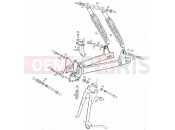 DERBI Variant Start-Courier 50 Swing arm - Shock absorber