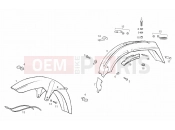 DERBI Variant Start-Courier 50 Mudguards