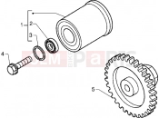 gilera DNA 125 Torque limiting device - Dampe