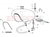 gilera Eaglet automatic Fuel tank