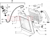 gilera Eaglet automatic Radiator